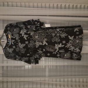 Violet b. BOHO Black and white dress Size XL